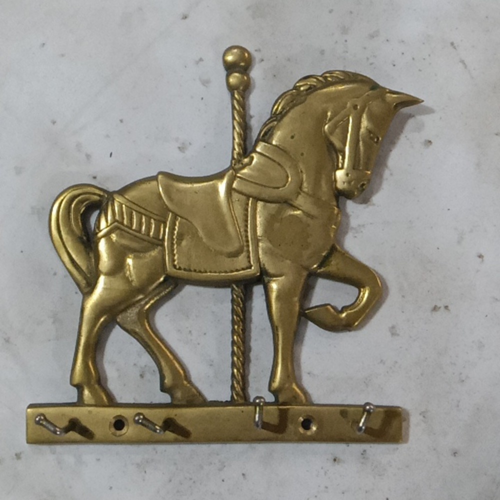 Brass carousel hooks